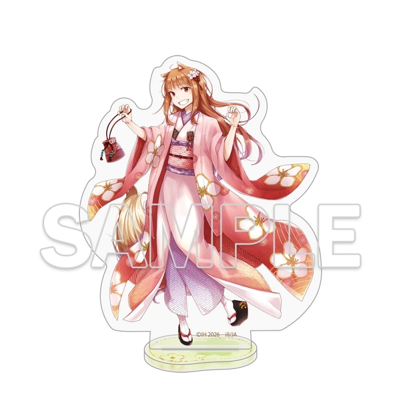 狼と香辛料 原作20周年記念 アクリルフィギュア 着物ver.