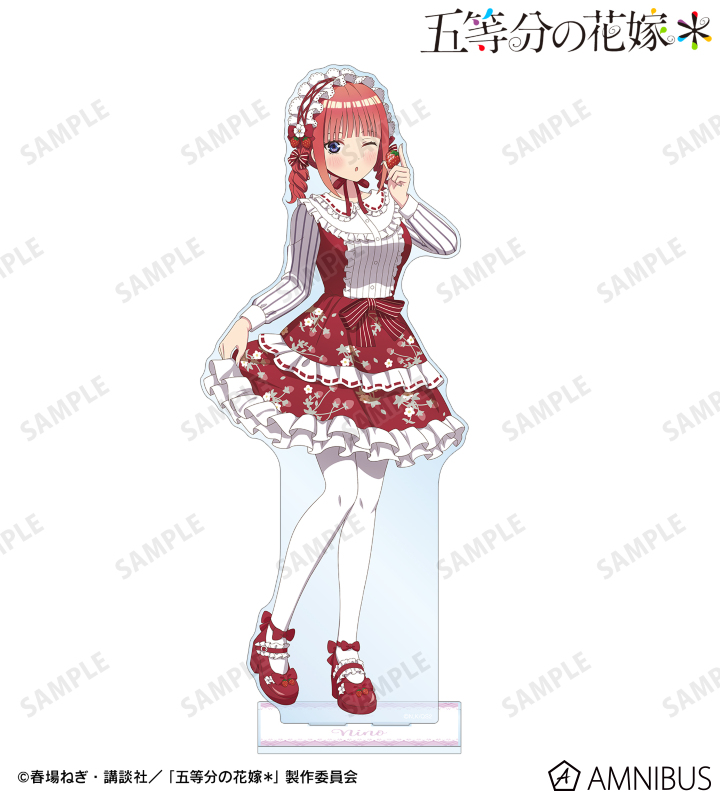 描き下ろし 中野二乃 ショートケーキイメージコーデver. 特大アクリルスタンド