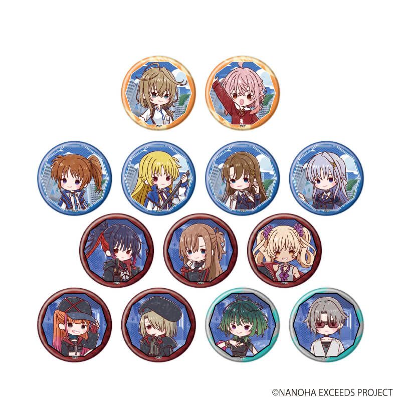 缶バッジ「魔法少女リリカルなのは EXCEEDS Gun Blaze Vengeance」03/ブラインド(13種)(グラフアート)