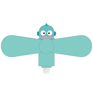 サンリオキャラクターズ コネクタ付きミニクールファン (Lightning) ハンギョドン