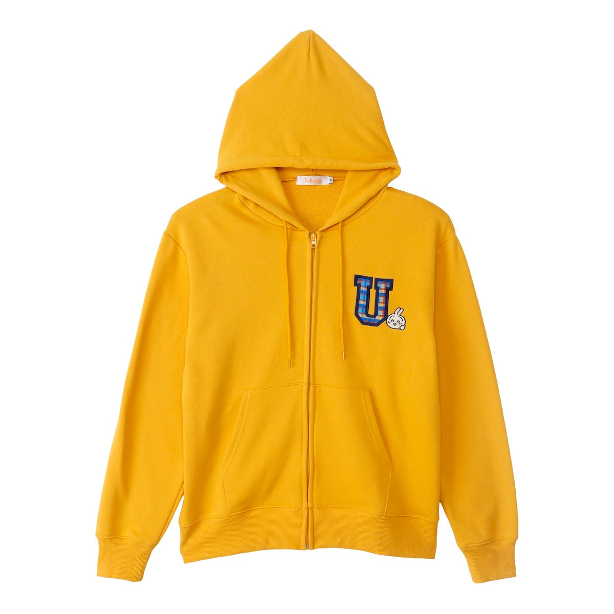 ちいかわ ZIPパーカー GO MY WAY イエロー