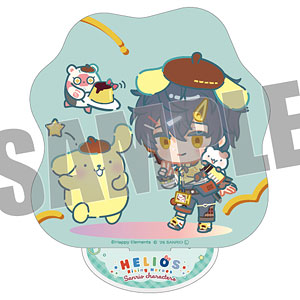 エリオスライジングヒーローズ×サンリオ アクリルスタンド 13.グレイ・リヴァース×ポムポムプリン なかよしポップコーデver.