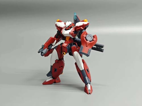 LEBOO 酋長大陸 1/144 超動騎兵 フランツ・アルファ 赤と白の配色 色分け済みプラモデル 組み立てキット