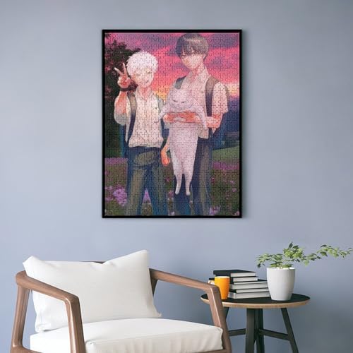 光が死んだ夏 木製ジグソーパズル 500ピース 38×52cm アニメデザイン 中級者向け 高精細印刷 集中力アップ 知育パズル 飾れる 贈り物に 512172310-60