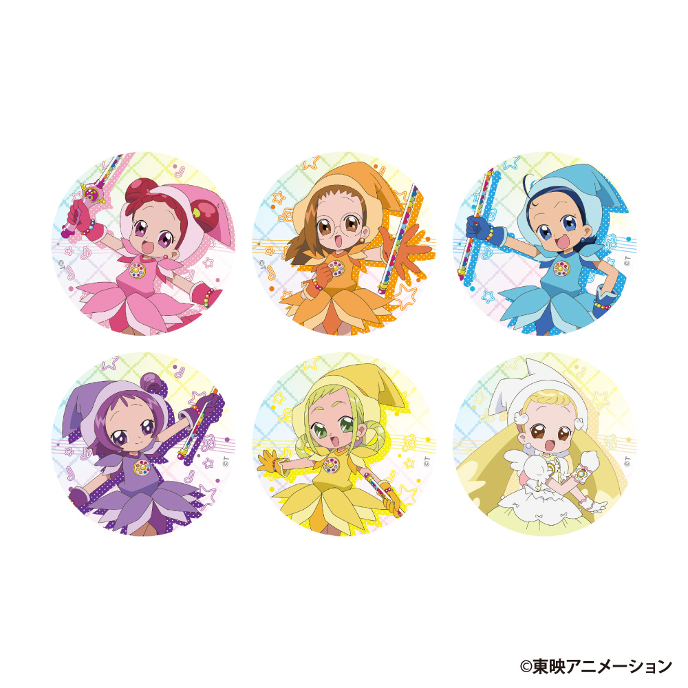 おジャ魔女どれみ_トレーディングホロ缶バッジ 【BOX／6個入り】