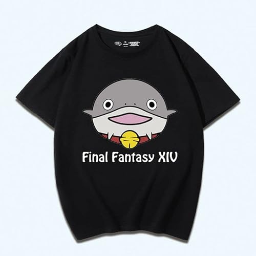 FF14 ファイナルファンタジーXIV tシャツ 半袖 コスプレ衣装 Final Fantasy XIV 丸首 おしゃれ 柔らかい 快適 トップス 肌着 インナーシャツ コスプレ衣装 コスチューム カジュアル スポーツシャツ 夏服 日常服 漫画服 ギフト アニメ 萌えグッズ メンズ レディース 春秋冬 (1,3XL)