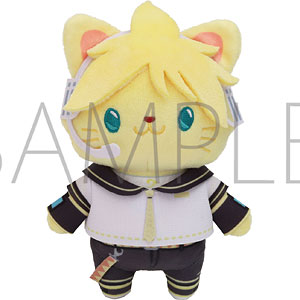 初音ミクシリーズ withCATアイマスク付きぬいぐるみキーホルダー 鏡音レン