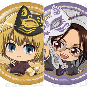 TVアニメ『進撃の巨人』缶バッジセット (きゃらほっぴん！)狐面ver. アルミン＆ハンジ