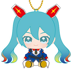 ガンダム45周年×初音ミク Chibiぬいおすわりマスコット 初音ミク×機動戦士ガンダム