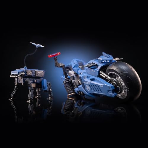 HiPlay MOSHOWTOYS 暢玩級 長安衛 バイク&メカドッグ MSC0005 一般警察版 合金完成品 可動フィギュア 塗装済み 完成品