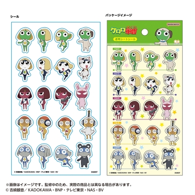 【グッズ-シール】ケロロ軍曹 透明シートシール A【再販】