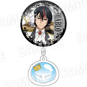 転生したらスライムだった件 アクリルチャーム付き缶バッジ(王様椅子) ディアブロ