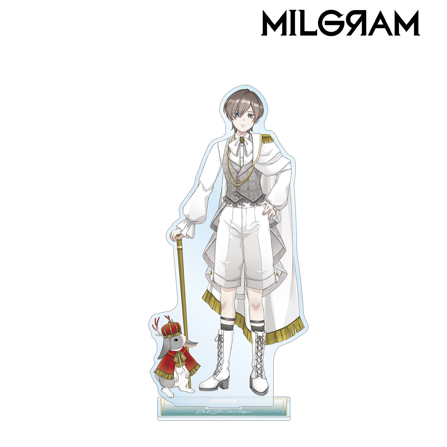 MILGRAM -ミルグラム-_描き下ろし エス&ジャッカロープ 6th Anniversary ver. BIGアクリルスタンド