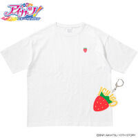 【リバイバル上映記念 予約販売】アイカツ！10th STORY未来へのSTARWAYICHIGO Tシャツ＆キーホルダーセット