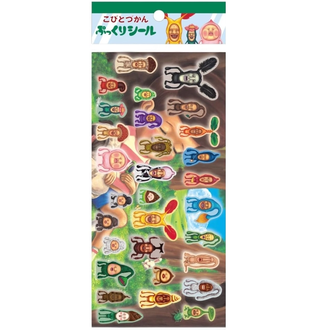 【在庫】   こびとづかん ぷっくりシール  づかん