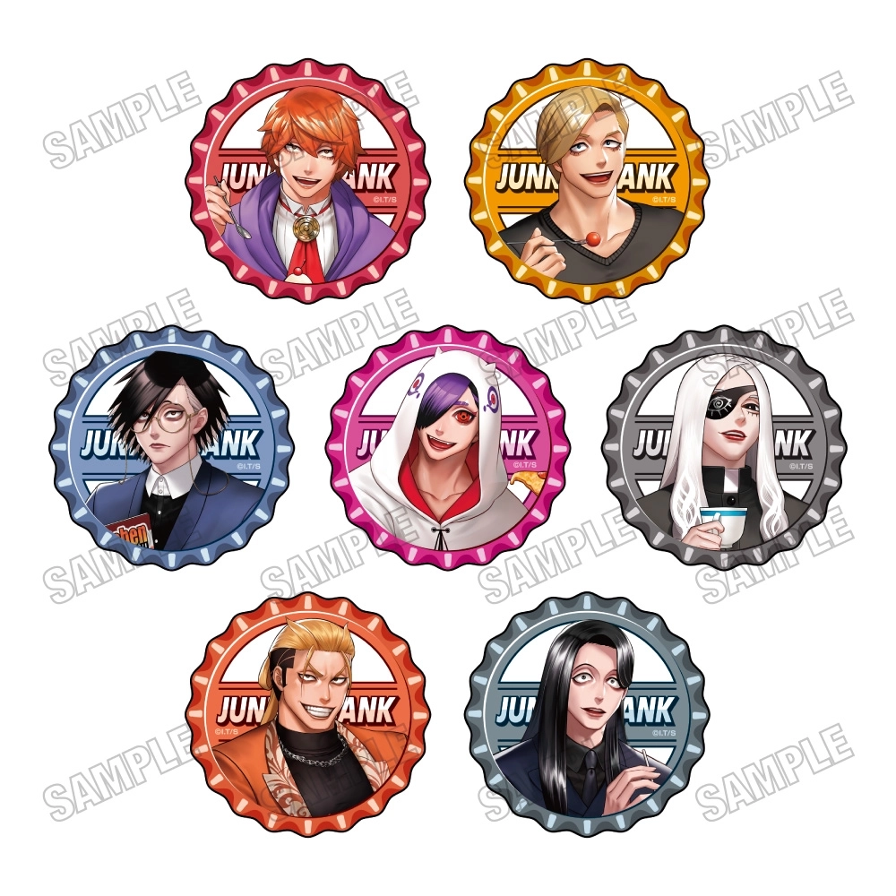 【予約2026年02月】『ジャンケットバンク』 描き下ろしアクリルバッジコレクション【ジョイキッチンver.】 7パック入りBOX メディコス・エンタテインメント