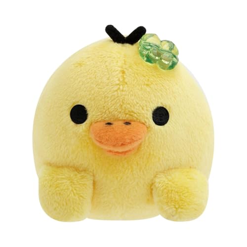 サンエックス リラックマ『チャイロイコグマのくまきゅんDays』てのりぬいぐるみ キイロイトリ