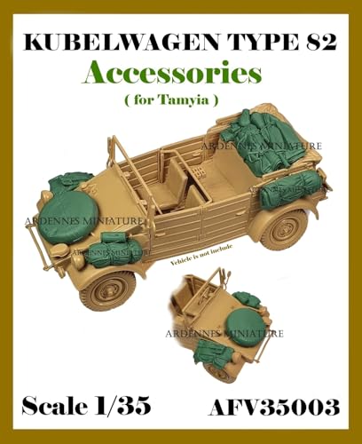 アルデンヌミニチュア 1/35 WWII ドイツ キューベルワーゲン82型 アクセサリーセット (タミヤ用) レジンキット ARAFV35003 (軍用車両)