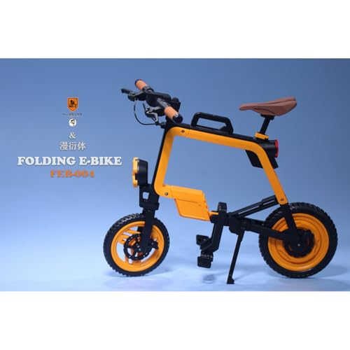 HiPlay Mr.Z x MYTOYS 1/6 折りたたみ自転車 FEB-004 オレンジイエロー フィギュア用 アクセサリー 付属品