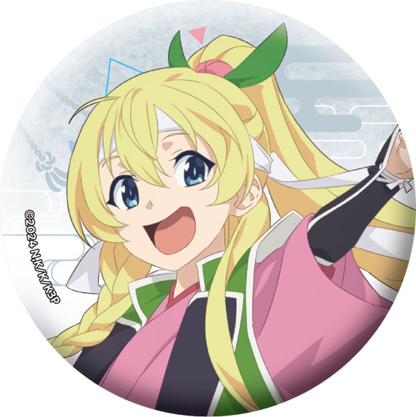 この素晴らしい世界に祝福を！ グリッター缶バッジ アイリス