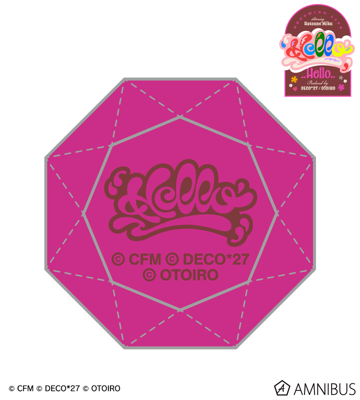 デコミク LIVE 2026『Hello』ライブロゴ ジュエルリングライト ver.A