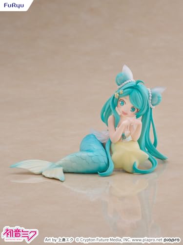 フリュー デスクトップフェアリー 初音ミク 人魚姫ver. 全高約85mm ノンスケール プラスチック製 塗装済み 完成品 フィギュア AMU-TNL0146