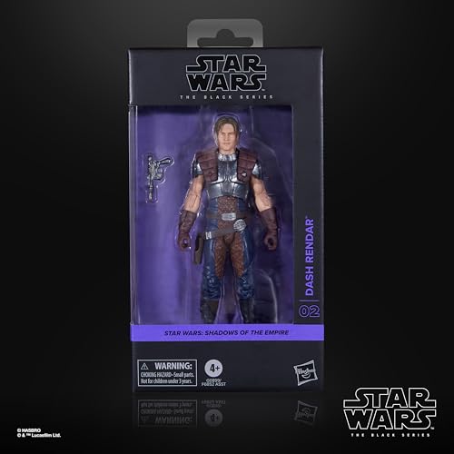 【Amazon.co.jp限定】ハズブロ（Hasbro）スター・ウォーズ STAR WARS ブラックシリーズ ダッシュ・レンダー、『スター・ウォーズ 帝国の影』プレミアム コレクション用 15 cm アクションフィギュア G0899 正規品