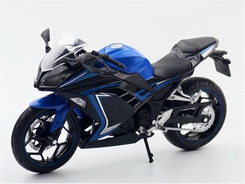 模型玩具 1/12スケール ダイキャスト製 オートバイ模型 ポータブル レーシング フィンガーバイク シミュレーション コレクション おもちゃ に適合するカワサキ に適合するニンジャ 250(Blue)