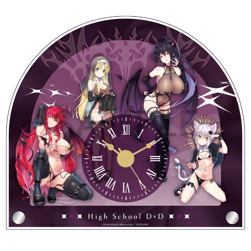 ハイスクールD×D アクリルクロック サキュバス&シスター ver.【催事商品】