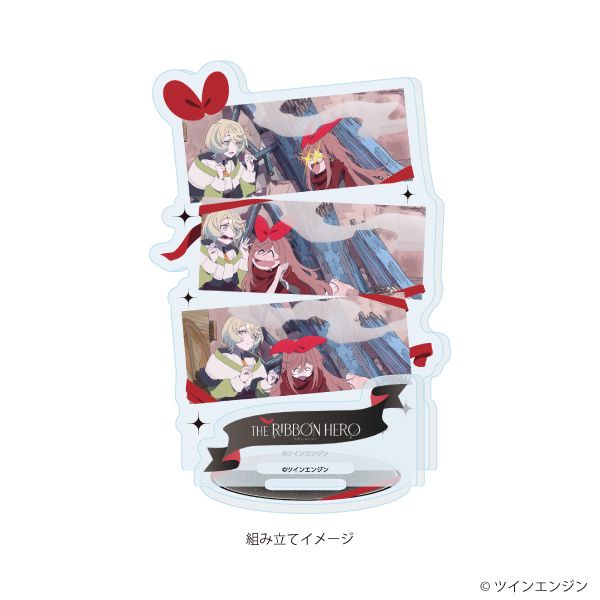 アクリルスタンドプレート「THE RIBBON HERO リボンヒーロー」01/A(場面写イラスト)