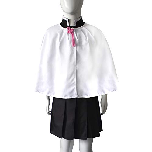 【COSPLEE】鬼滅の刃 冨岡 義勇 胡蝶 しのぶ 竈門禰豆子 我妻善逸 竈門炭治郎 コスプレ衣装 キッズ 変装 和服 cosplay ハロウィン 文化祭 舞台衣装 子供用 子供服 (栗花落香奈乎, 140)