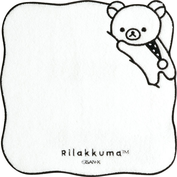 CM57802 リラックマ BASIC RILAKKUMA MONOCHROME ミニタオル