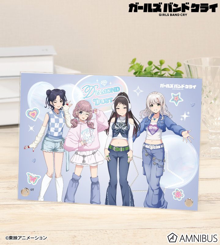 描き下ろし ダイヤモンドダスト Y2Kファッションver. A5アクリルパネル