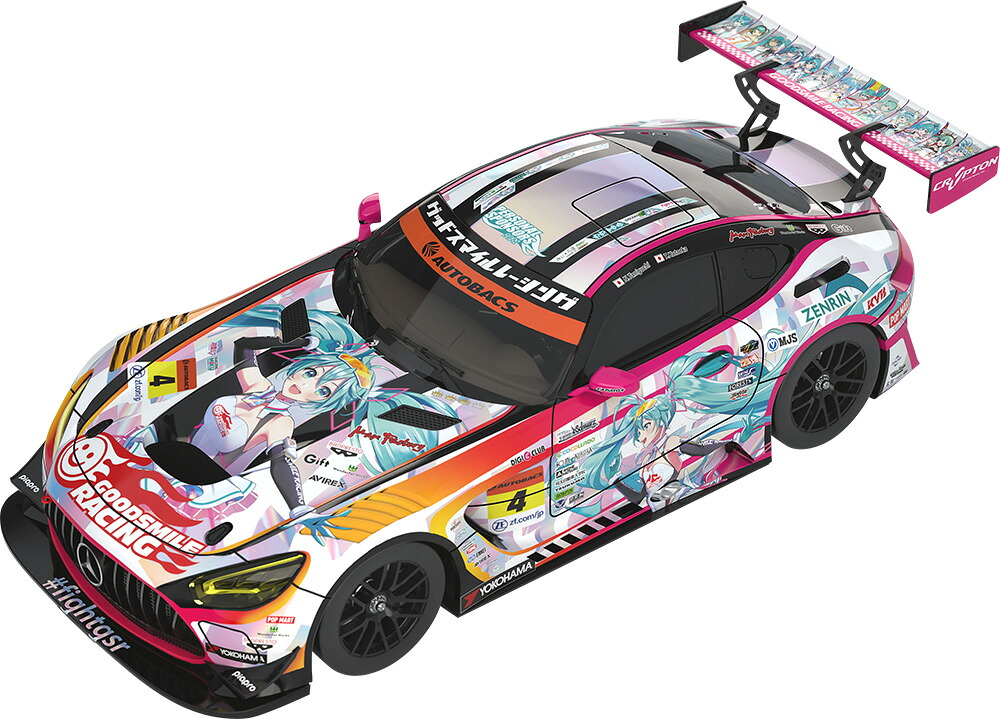 1/43 『初音ミク GTプロジェクト』 グッドスマイル 初音ミク AMG 2021 SUPER GT参戦100戦記念Ver.【再販】 (塗装済み完成品ミニカー)