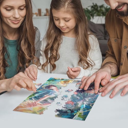 光が死んだ夏 ジグソーパズル 木製 200ピース 25×35cm アニメ柄 入門編 プリント 家族で楽しむ 脳トレ 飾れる インテリアに映える ギフトに最適 1220OC01-8