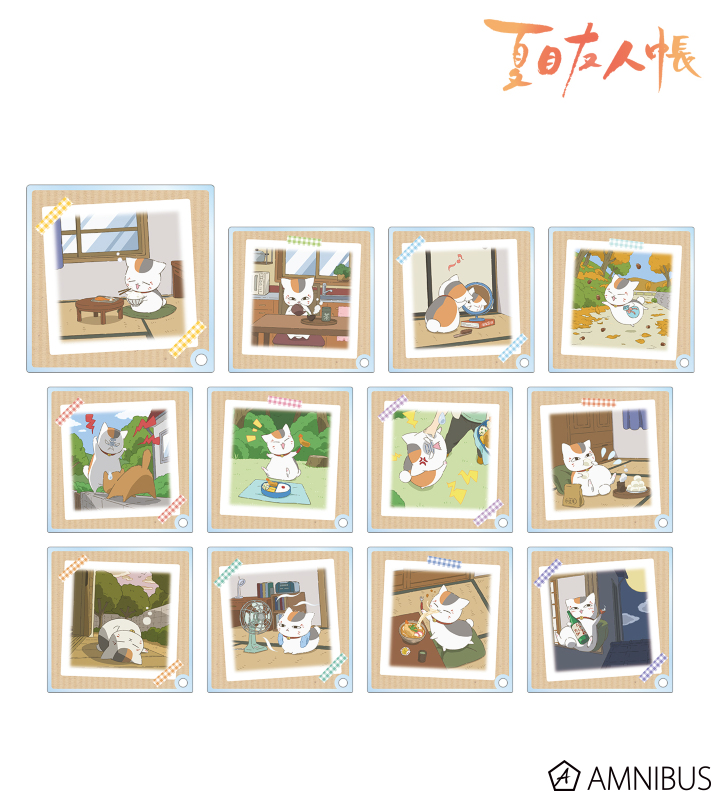 描き下ろしイラスト ニャンコ先生の1日ver. トレーディングアクリルスタンドパネル