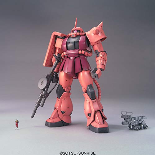 BANDAI SPIRITS(バンダイ スピリッツ) MG 機動戦士ガンダム MS-06S シャア専用ザクVer.2.0 1/100スケール 色分け済みプラモデル
