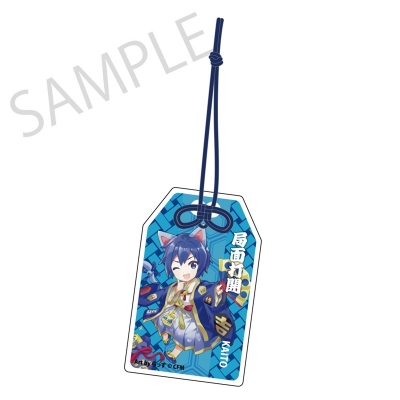 【グッズ-キーホルダー】「初音ミク×招き猫」 御守風アクリルさげ札 KAITO Art by らっす【再販】