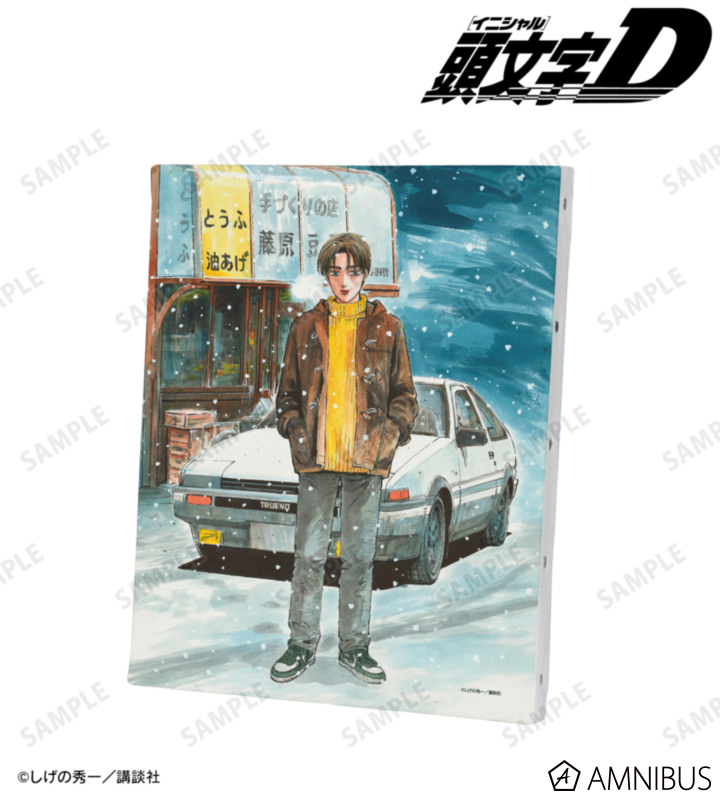 藤原拓海 原作カラーイラスト F3号キャンバスボード ver.B