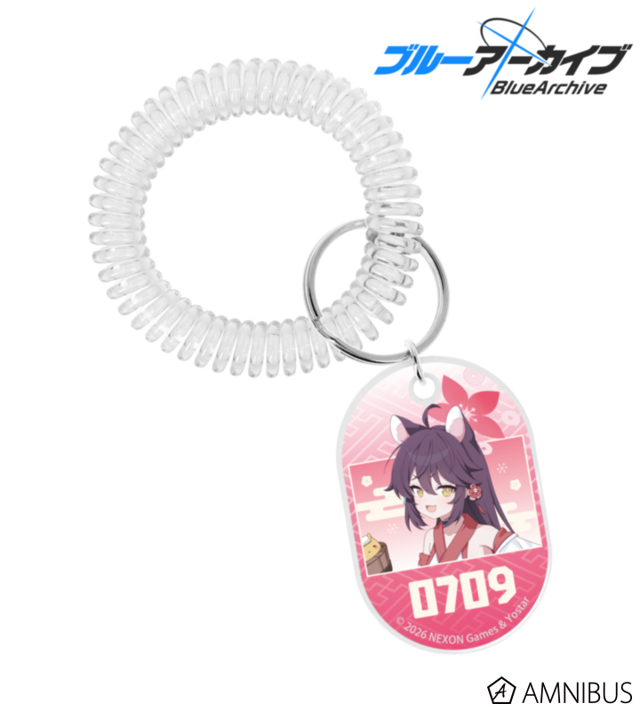 カエデ ロッカーキー風アクリルキーホルダー