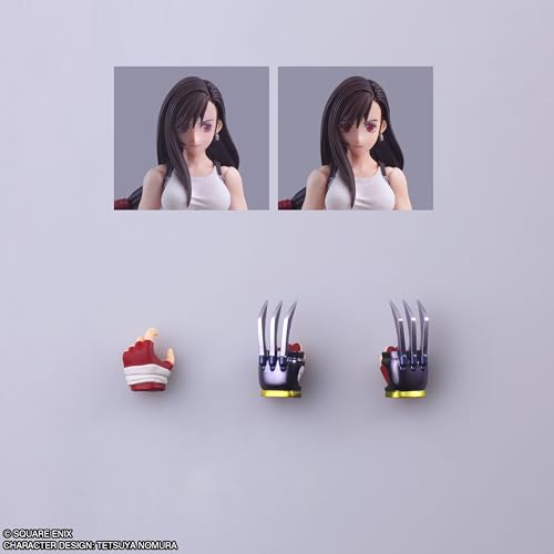 ファイナルファンタジーVII ブリングアーツ ティファ・ロックハート ミスリルクローVer. PVC製 塗装済み可動フィギュア
