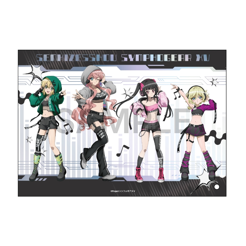 戦姫絶唱シンフォギアＸＶ ミニアクリルアート マリア&調&切歌＆キャロル DJ ver.【催事商品】