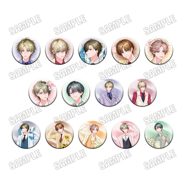 Illustrator「NLLE」 描き下ろし缶バッジコレクション[ギャップ男子 ジューンブライドver.] BOX