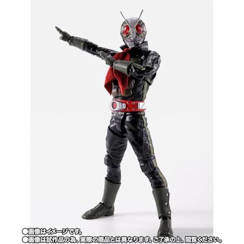 S.H.Figuarts(真骨彫製法) 仮面ライダー2号/一文字隼人(仮面ライダーTHE NEXT)約145mm 塗装済みフィギュア