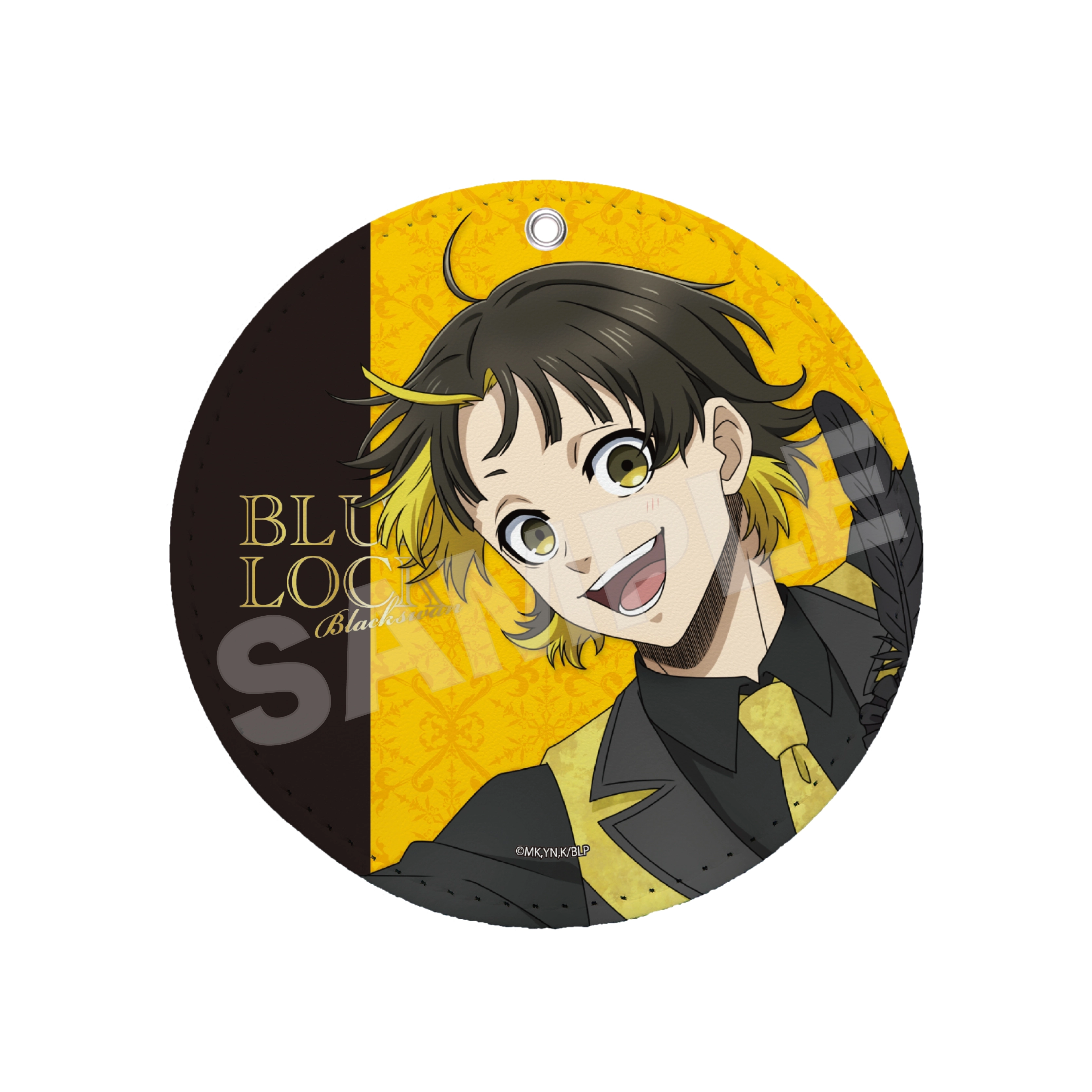【予約2025年12月】ブルーロック ブラックスワン レザーコースターキーホルダー /02 蜂楽 廻 CS.FRONT