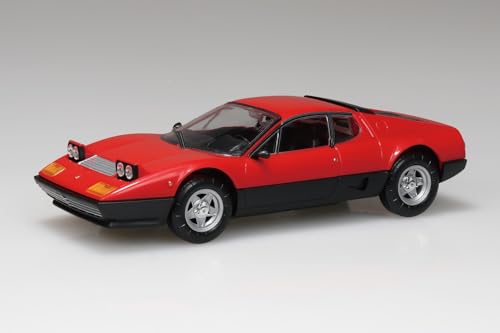 青島文化教材社(AOSHIMA) 楽プラ スナップキット No.26-RD フェラーリ 512 BB（レッド） 1/32スケール 色分け済みプラモデル