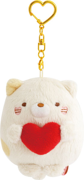 MZ03901 サンエックスユニバース 『ハート』 すみっコぐらし ぶらさげぬいぐるみ ねこ