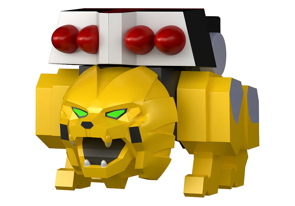 BRICKROID 『伝説の勇者ダ・ガーン』 ガ・オーン(アニマルモード) (塗装済み可動フィギュア)