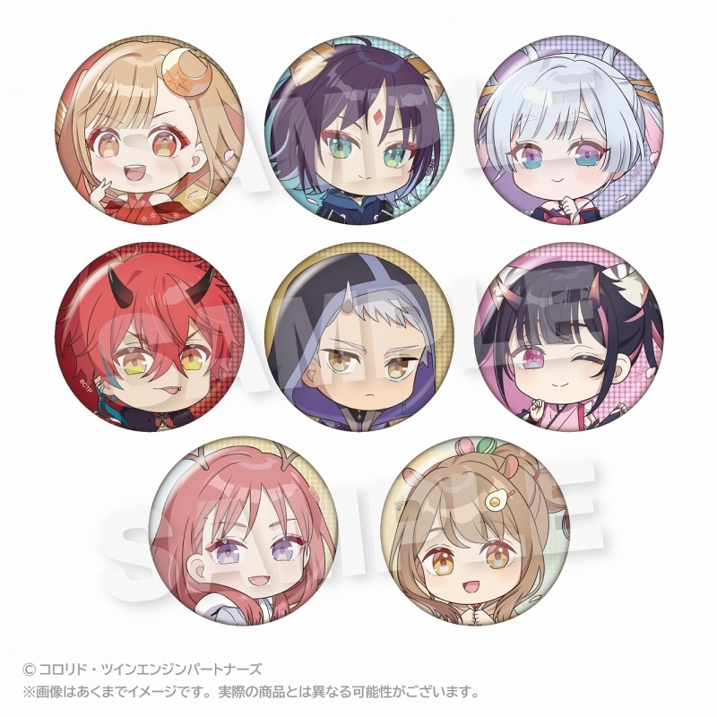 超かぐや姫！ トレーディングミニキャラ缶バッジ