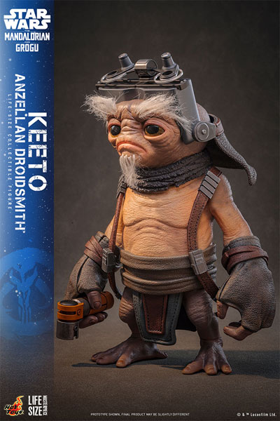 ライフサイズ・マスターピース スター・ウォーズ/マンダロリアン・アンド・グローグー キート(アンゼラ人/ドロイド修理屋) 1/1スケールフィギュア